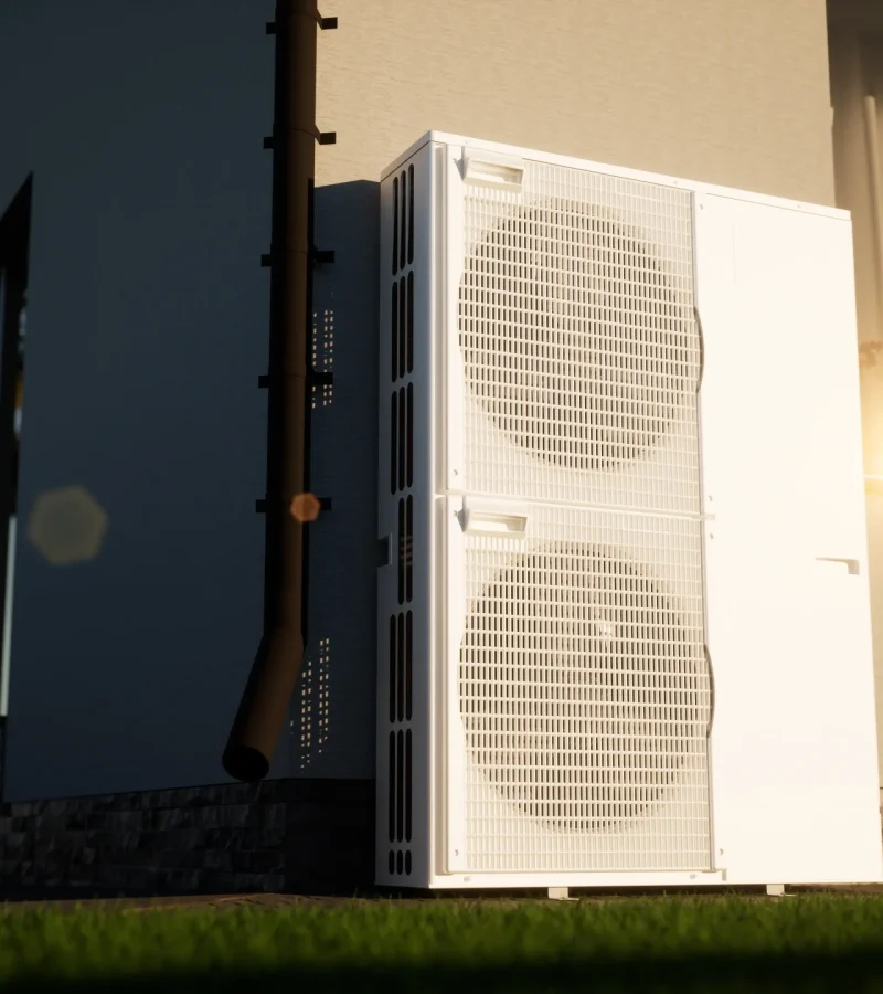 Photo d'illustration de pompe à chaleur par SARL Jacques, électricien à Saintes